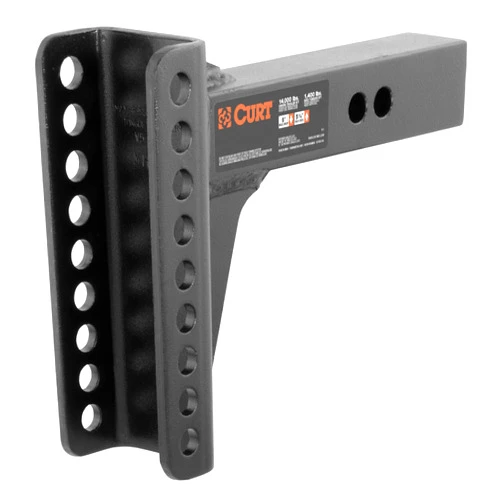 CURT 45910 Replacement Shank for Adjustable Trailer Hitch Ball Mount #45900 or #45907, Fits 2-Inch Receiver
