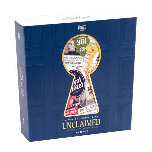 Professor Puzzle: Unclaimed: The Mystery of The Royal Hotel - A Puzzle Adventure Game, Fast-Paced Treasure-Hunt Investigation, Ages 12+, 1-4 Players