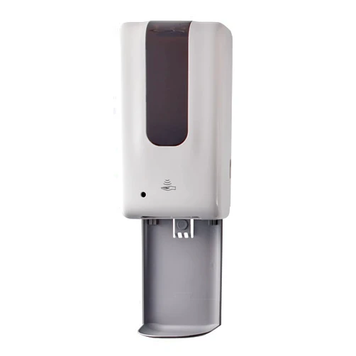 Bau Technik Automatic Hand Sanitizer Dispenser with Stand and Drip Catcher and Refillable Bottle for Restaurants, Schools, Churches - Sanitizer Stand (Dispenser Only)