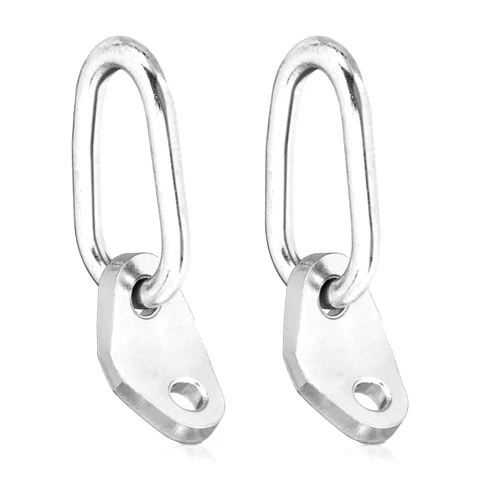 TX-INNO AUTO 2 Sets 7100 Lifting Bracket Set, 5,500 lb Capacity Engine Lift Bracket for use with Lifting Slings and Load Levelers, Engine Hoist Leveler, Engine Stand.
