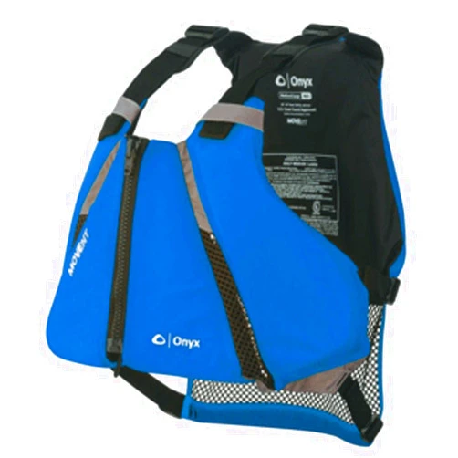 ONYX OUTDOOR Onyx MoveVent Curve Paddle Sports Life Vest - M/L - Blue - 1 Year Direct Manufacturer Warranty