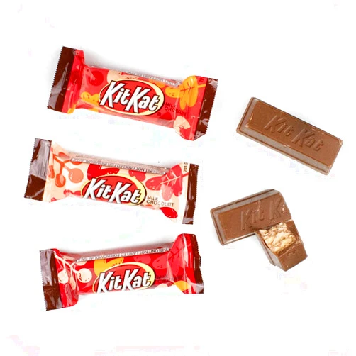 Just Candy Kit Kat Miniatures Fall Candy 10oz Bag