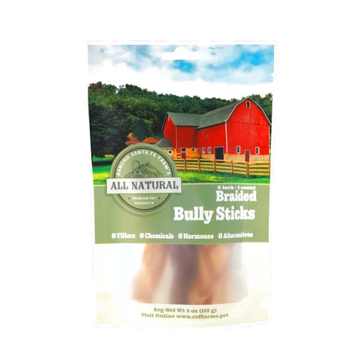 Rancho Santa Fe Farm's Braided Bully Sticks Dog Chew