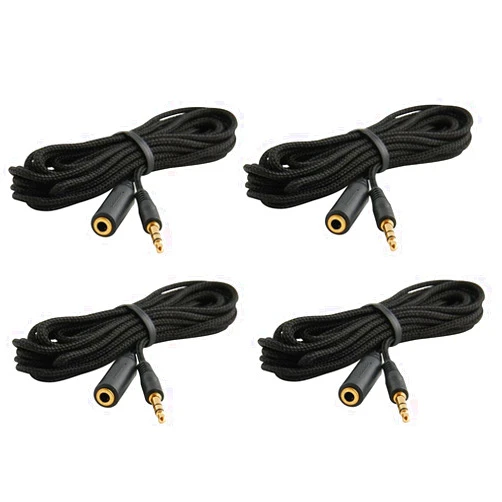 Trebisky Quiz Answer Game Buzzer Standalone System w/LED Light buttons 15ft Extension cables (4-pack Extension)