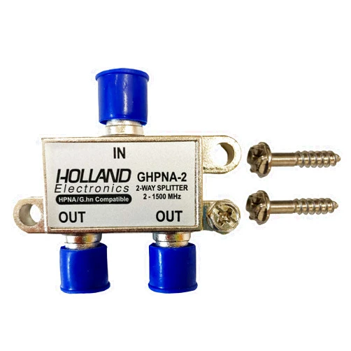 Holland Electronics Splitter IPTV RF Broadband 2-Way HomePNA Tested & Certified for applications on U-Verse Networks