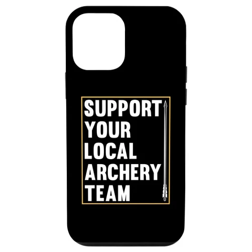 Archery Gifts & Accessories iPhone 12 mini Support Your Local Archery Team - Bowman Bow Archery Coach Case