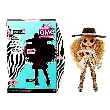 L.O.L. Surprise! O.M.G. Series 3 Da Boss Fashion Doll with 20 Surprises