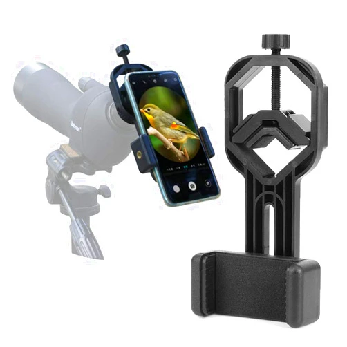 Bindpo Universal Cell Phone Adapter Mount, 5cm-9cm Smartphone Clamp Mount Universal for Binocular Monocular Spotting Scope Astronomical Telescope Microscope