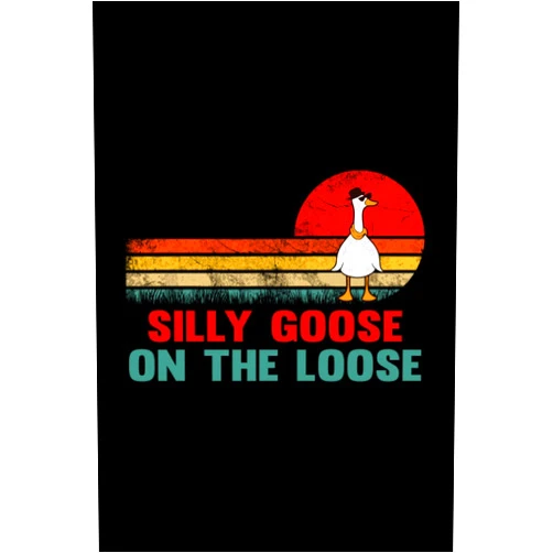 Rifcreators Art Silly Goose On The Loose Notebook: Lined notebook with funny quotes saying | Journal college ruled for taking notes and ideas| Great notebook gift appreciation |Paperback 6x9 Inches - 110 pages|