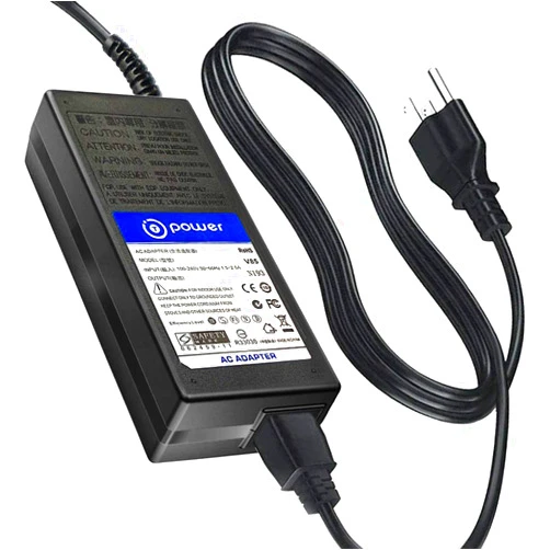 T POWER 24V 3-Pin Charger for Verifone Ruby2 RubyII Touch Screen POS Console GC99D130024 CPS124130-3A-R PWR050-001-01-B Ac Dc Adapter Power Supply Cord