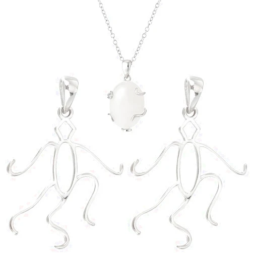 BENECREAT 2Pcs 925 Sterling Silver 5 Claws Prong Pendant Blank, Platinum/Gold/Rose Gold Pendant Setting for Necklace Jewelry