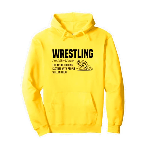 Funny Wrestler Wrestling Gifts - Wrestling Clothes Cool Wrestling Definition For Men Women Youth Kids Wrestler Pullover Hoodie