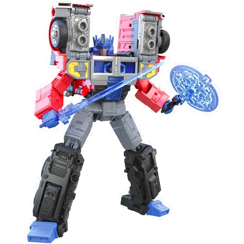 Transformers Toys Generations Legacy Series Leader G2 Universe Laser Optimus Prime Action Figure - Kids Ages 8 and Up, 7-inch