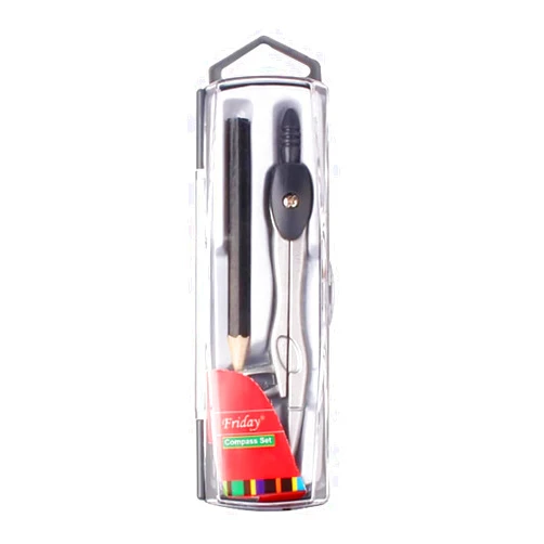 Rpanle Professional Compass, Reusable Metal Compass for Home Schooling Maths Learning