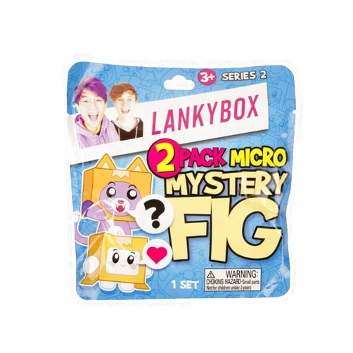 LankyBox 22202 Mystery Micro 2 Pack, Series 2, Collectible Mini Figures, Ultra-Rare Editions, Officially Licensed Merch-Styles May Vary