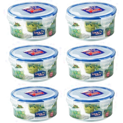 LocknLock LockandLock 20-oz, 2.5-cup, Food Container, Pack of 6