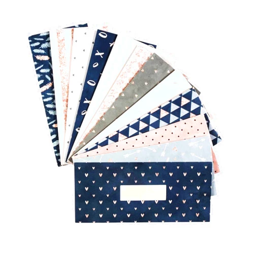 Lamare Cash Budget Envelopes for Cash System - Cash Envelopes for Budgeting - 12 Pcs Money Envelopes for Cash Budgeting plus 12 Budget Sheets - Money Saving Envelopes System Wallet for Cash Budgeting