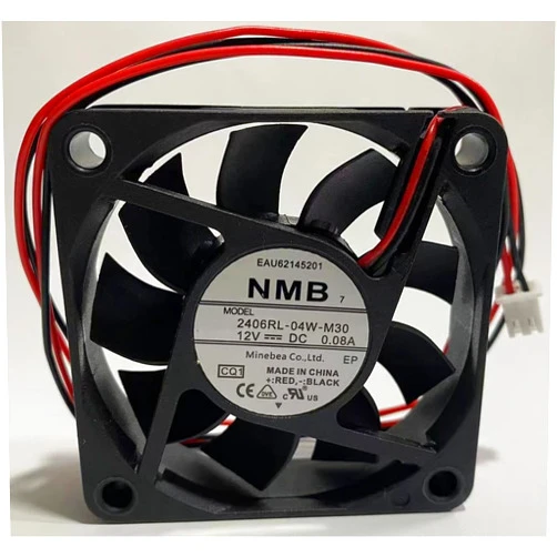FHASALTY 2406RL-04W-M30 12V 0.08A 6CM 6015 Cooling Fan for 2406RL-04W-M30 Fan