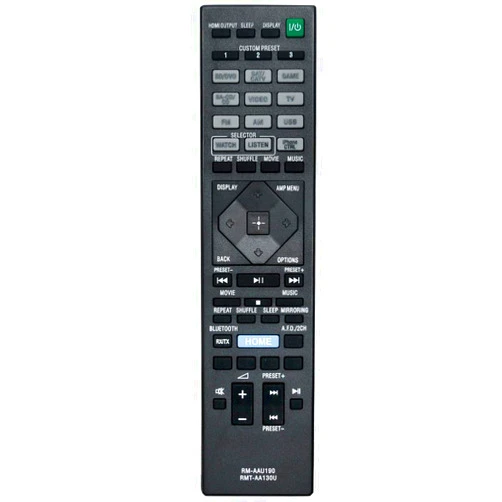 ZdalaMit RMT-AA130U RM-AAU190 Replace Remote Control Applicable for Sony STR-DN1060 STR-DN860 STR-DH550 STR-DH750 STRDN1060 STRDH550 STRDH750 Home Theatre AV Receiver