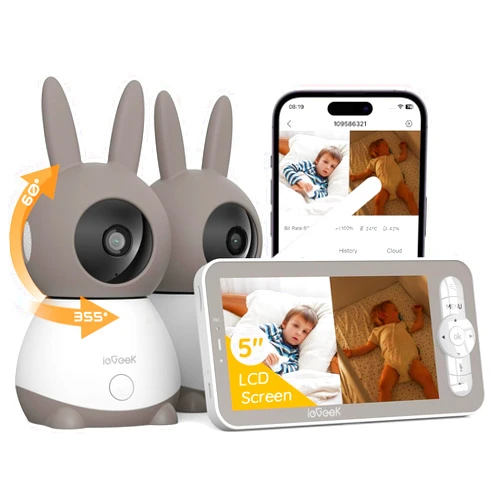 ieGeek 2K Split-Screen Baby Monitor, 5