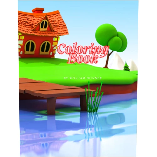 By William J Donner (Author) Coloring Book: Coloring and Drawing for beginners