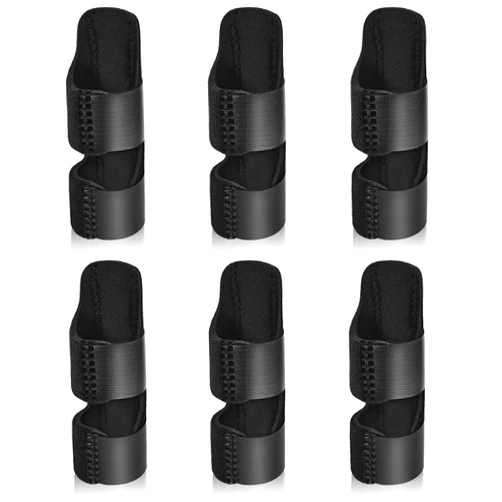 Sopito Finger Splints, 6pcs Finger Support Brace Finger Stabilizer for Broken Fingers Straightening Arthritis Knuckle Immobilization
