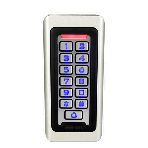 Retekess T-AC03 Security Access Control Keypad,RFID Keypad,Door Access Control,Stand-Alone Keypad,2000 Users,Wiegand 26-bit,Support Proximity RFID Card