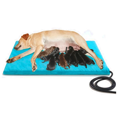 JLSAME Pet Heating Pad, Outdoor Indoor Electric Heated Pad for Dog & Cat, Warm Heated Mat Waterproof Heated Dog Cat Bed with Chew Resistant Cord, Comfortable Heater Blanket for Puppy and Kitten