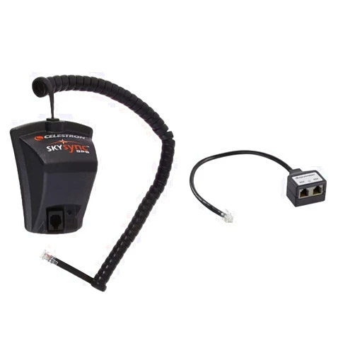 Celestron SkySync Telescope GPS Accessory (93969) and Celestron Aux Port Splitter (93919) Bundle