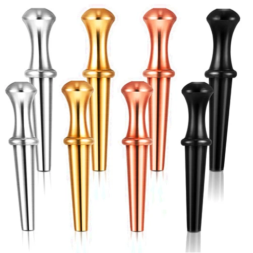 Mudder 8 Pieces Metal Cribbage Pegs Cribbage Board Pegs Fit 1/8 Holes Cribbage Pegs with a Tapered Design for Cribbage with 4 Colors