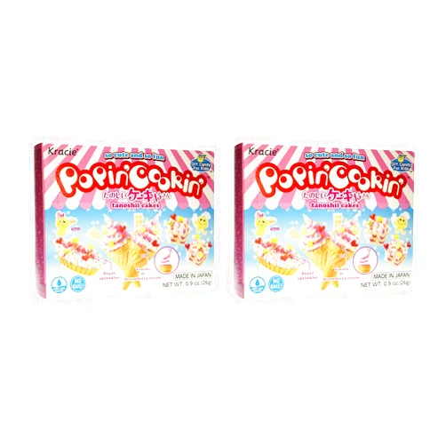 Kracie Popin Cookin Tanoshii Cakes DIY Candy (2 Pack, Total of 1.8oz)