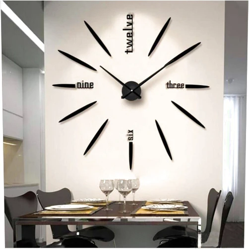 FASHION in THE CITY Wall Clocks Silent Non-Ticking Movement Wall Decoration Home/Office/Hotel/Bar/Restaurant/Classroom Clocks