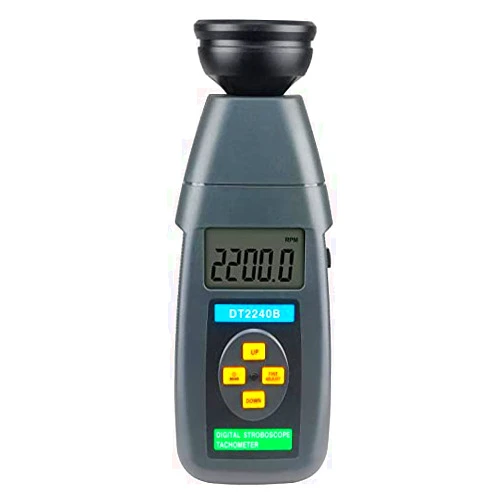 AHHC Portable Digital Stroboscope Flash Tachometer Meter 60-40 000RPM Test Small Engine Motor Digital Flash Tachomete