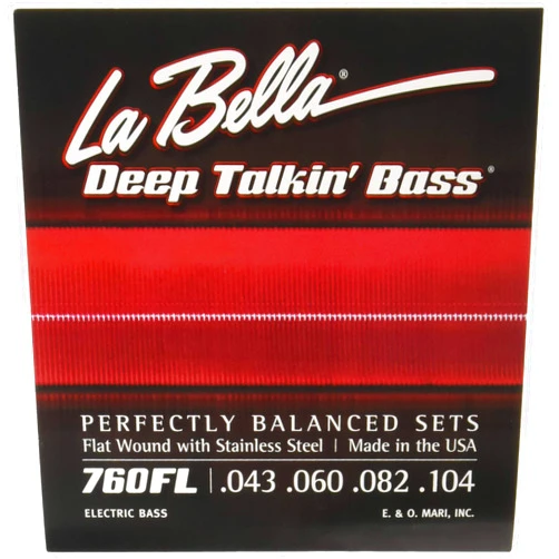 La Bella Bass Guitar Strings (760FL) 43/104