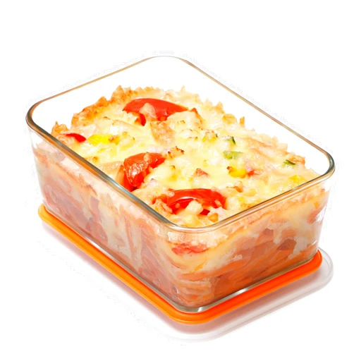 NUTRIUPS MIni-1.2QT Small Glass Baking Dish with Lid,（7×5 inches）Deep Rectangular Baking Dish for Oven