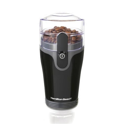 Hamilton Beach Fresh Grind Electric Coffee Grinder for Beans, Spices and More, Stainless Steel Blades, Removable Chamber, Makes up to 12 Cups, Black
