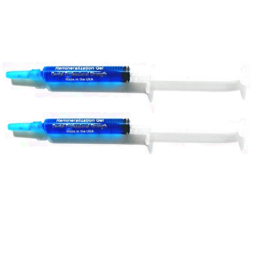 White Teeth Global Remineralization Gel Remineralizing and Reduces Teeth Sensitivity After Teeth Whitening Treatment - 2 Syringes of Gel