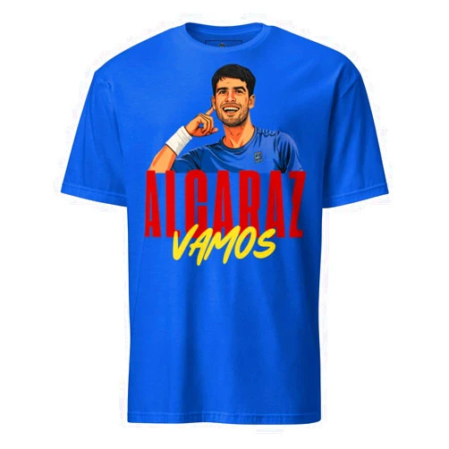 Shopsphère DISTRIBUTION T-Shirt Carlito | Tshirt Tennis | Gift | Birthday | Carlos Alcaraz