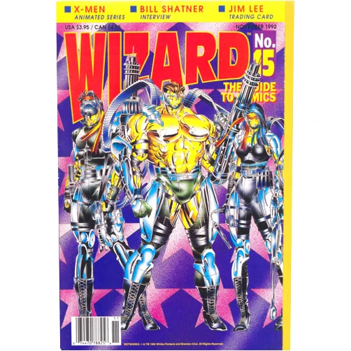 Wizard: The Comics Magazine #15 (Newsstand) VF ; Wizard comic book | Wetworks Whilce Portacio