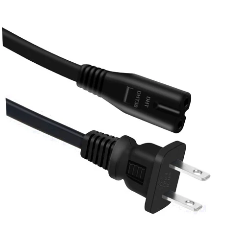 FITE ON 6ft-1.8m AC Power Cord Compatible with yokele Vibration Plate Exercise Machine UL Listed Black