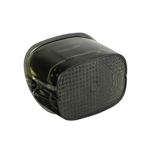 Eagle Lights Flashing Strobe Squareback LED Tail Brake Light Kit for Harley Davidson-No Window/Smoked Lens