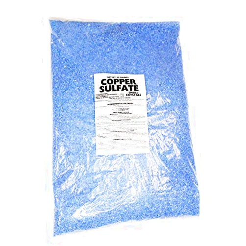 Earthworks Health LLC Copper Sulfate Small Crystals 25lb Bag 99% Pure