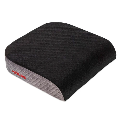 Kölbs Kolbs Extra Large Seat Cushion | Stylish Plush Velvet Cover | X-Large Memory Foam for Office Chair, Floor Pillow | Cushion Back Pain Coccyx Pain Relief | Carry Handle (Extra Large)