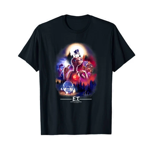 E.T. the Extra-Terrestrial Centered Collage T-Shirt