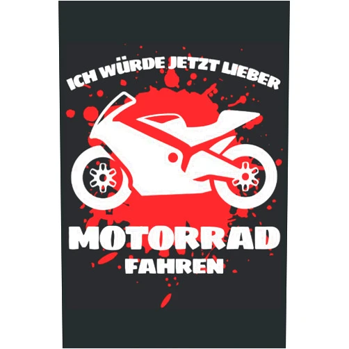 German Edition by Lustige Sprüche und witzige Geschenkideen (Author) Ich Würde Jetzt Lieber Motorrad Fahren!: Notizbuch A5, 120 Seiten, LINIERT - Lustiges Motorrad Spruch Motiv für Alle Motorradfahrer und Biker! Super ... und Biker Geschenkidee! (German Edition)