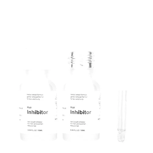 LINEDSON 2PCS Hair Growth Inhibitor Serum for Face, Hair Inhibitor Permanent Stop Hair Growth Serum Natural Plant Extract Mild for Bikini/Arm/Legs Body Hair