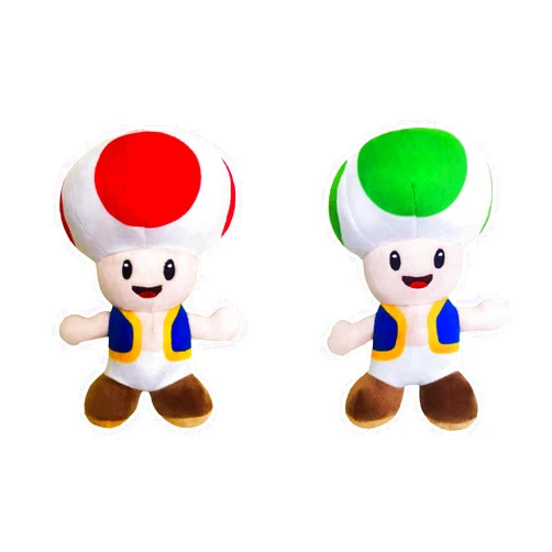 YoCosii (2 Pack) Mushroom Toad Plush, Cute Game Stuffed Toy, Christmas, Birthday Gift - 8