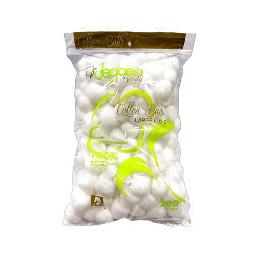 SION BIOTEXT Cotton Balls for Facial Treatments, Nails and Make-Up Removal, Applying Tonics & Cleansers, Multi-Purpose Soft Natural Cotton Balls (Large 200 Count)