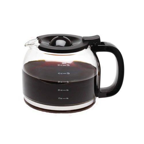 Capresso 4424.01 12 Cup Glass Replacement Carafe for 424, Black