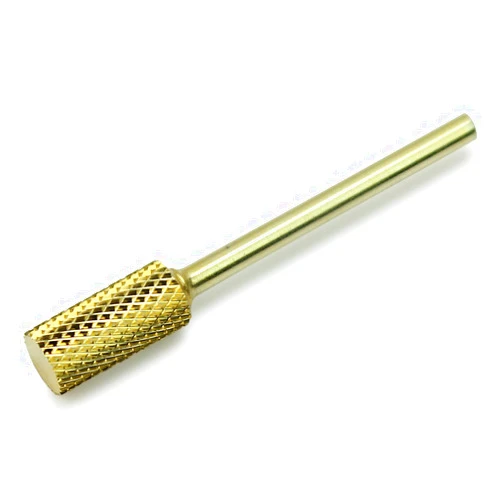ReFaXi Gold Tone Nail Manicure Rotary Carbide File Drill Bit For Nail Drill Machine